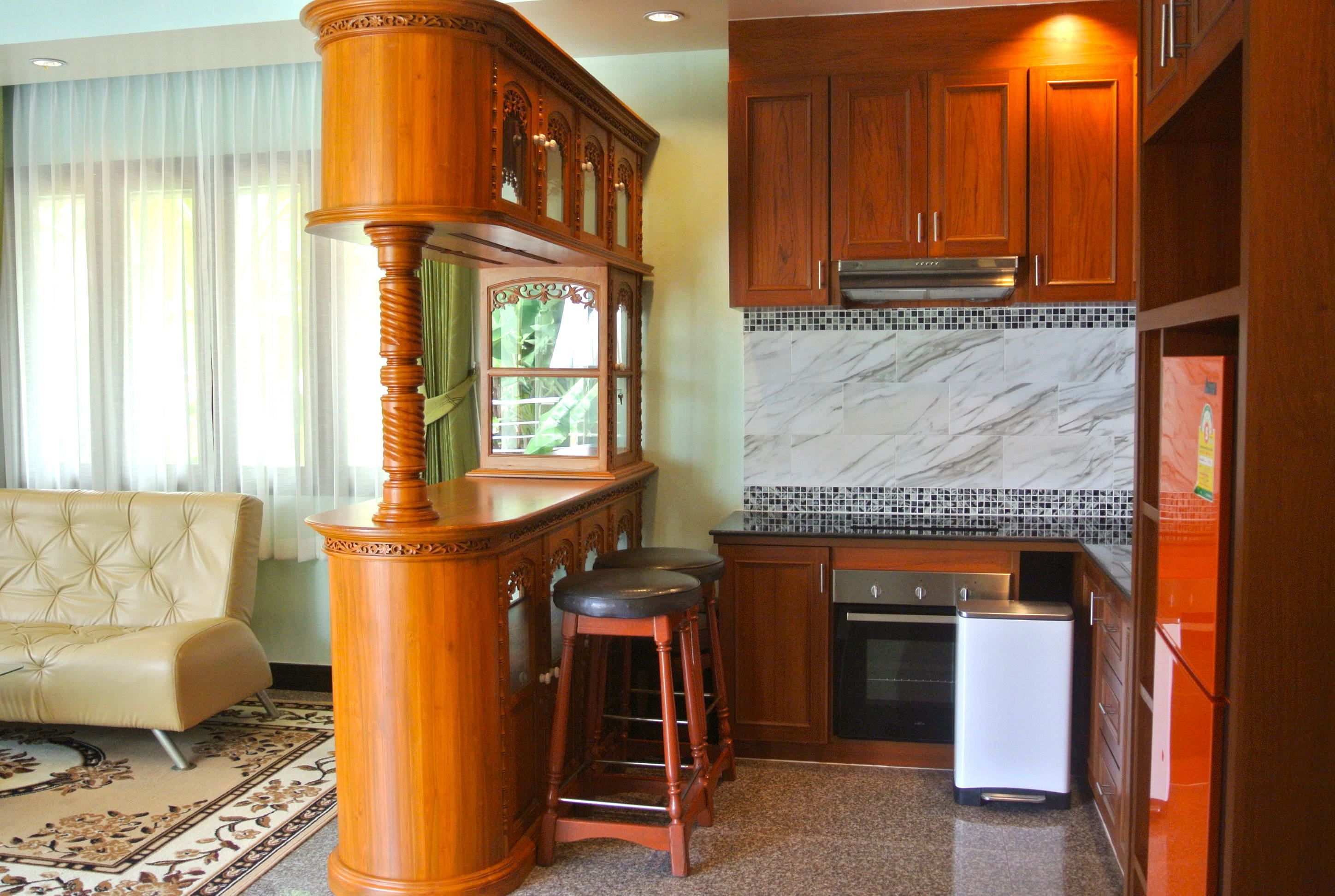 1-bedroom villa with pool view | private kitchen | fridge, coffee/tea maker, electric kettle