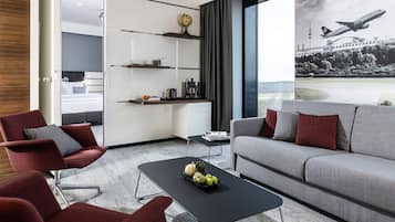 Studiosvit | Vardagsrum | Platt-tv och surfplatta