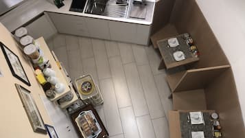 Dagelijks ontbijt met selfservice (EUR 5 per persoon)