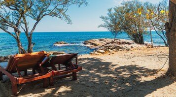 Blick von der Unterkunft