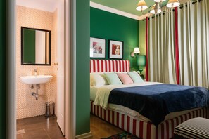 Standaard tweepersoonskamer, 1 queensize bed | 12 slaapkamers, lakens van Egyptisch katoen, luxe beddengoed, donsdekens