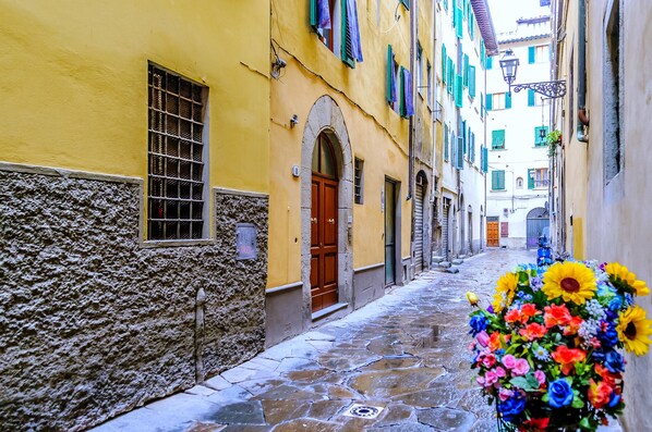 Blick von der Unterkunft