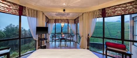 Panoramic Room, 1 Bedroom, Mountain View | 1 bedroom, Egyptian cotton sheets, premium bedding, minibar