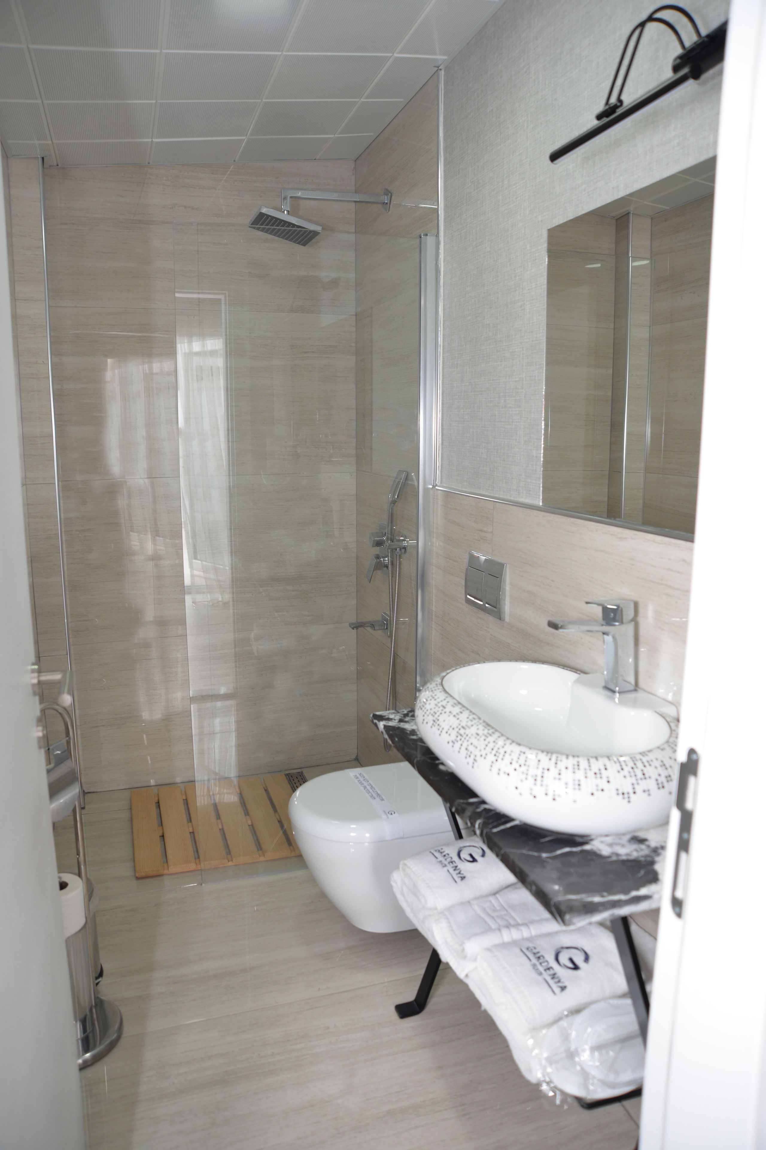 free toiletries, hair dryer, slippers, bidet