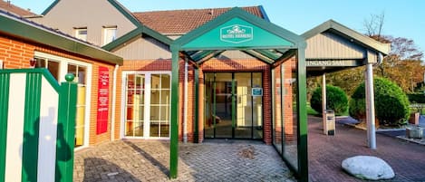 Entrée de l’hébergement