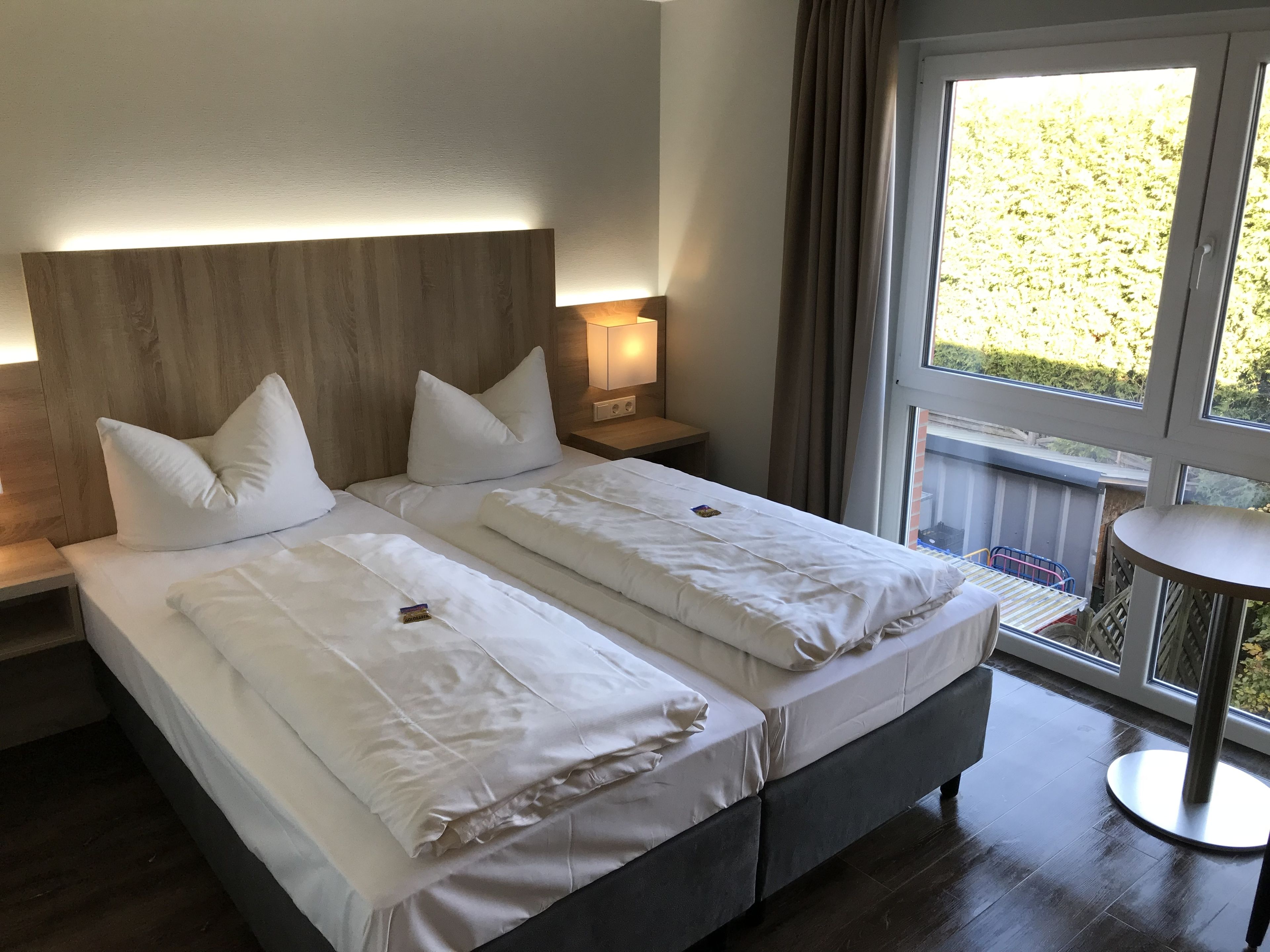 comfort double or twin room, 1 bedroom, garden area | 1 bedroom, blackout curtains, soundproofing, free wifi