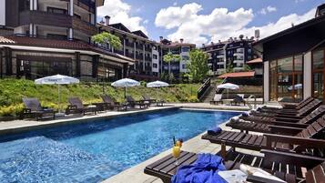 Indoor pool, outdoor pool