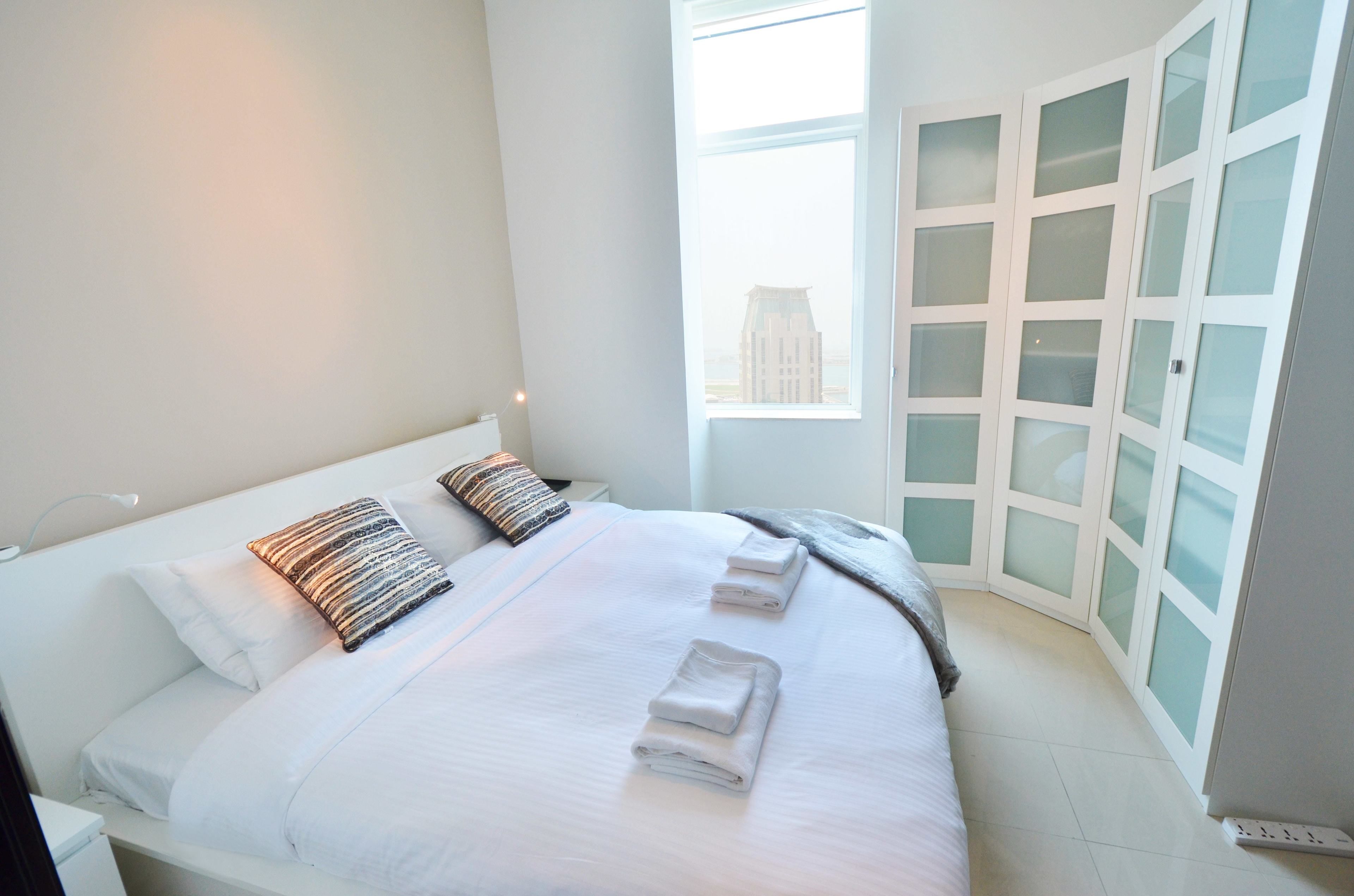 ラグジュアリー アパートメント 1 ベッドルーム | 1 室のベッドルーム、セーフティボックス (室内)、遮光カーテン、防音設備