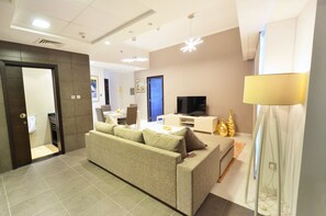 Appartement, 1 slaapkamer | Woonruimte | Ledtelevisie