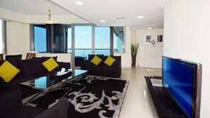 Apartment, 2 Bedrooms | Living area | LED TV - KOH - Ocean Heights Tower (Dubai)
