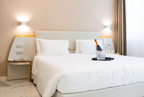 Double Room | Down duvets, memory-foam beds, free minibar, in-room safe