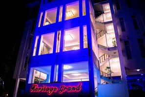 Front of property - evening/night
