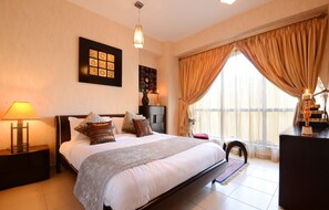 Apartment, 3 Bedrooms | 3 bedrooms, blackout drapes, iron/ironing board, cribs/infant beds - KOH - Rimal-06 (Dubai)