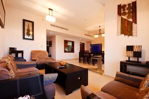 Apartment, 3 Bedrooms | Living area | LED TV - KOH - Rimal-06 (Dubai)