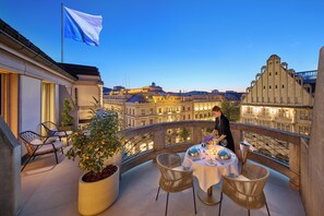 Suite, 1 King Bed (Mandarin Rooftop) | Terrace/patio - Mandarin Oriental Savoy, Zurich (Zürich)