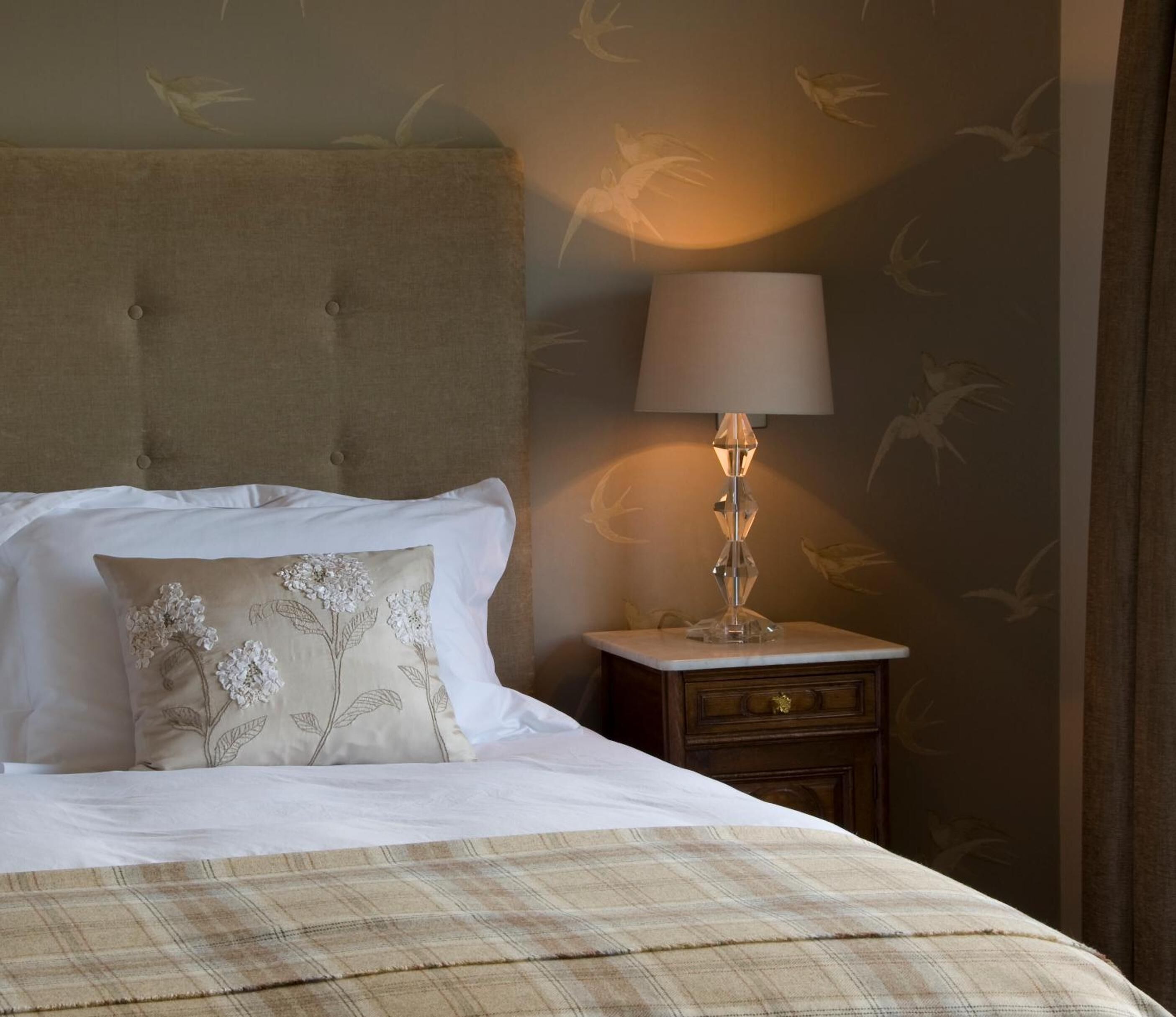 premium bedding, individually decorated, individually furnished, desk