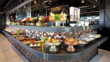 Daily buffet breakfast for a fee