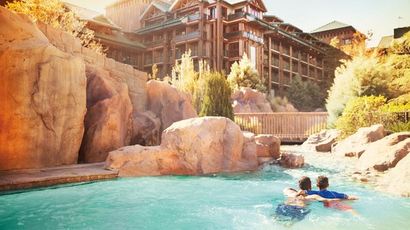 2 outdoor pools, pool umbrellas, sun loungers