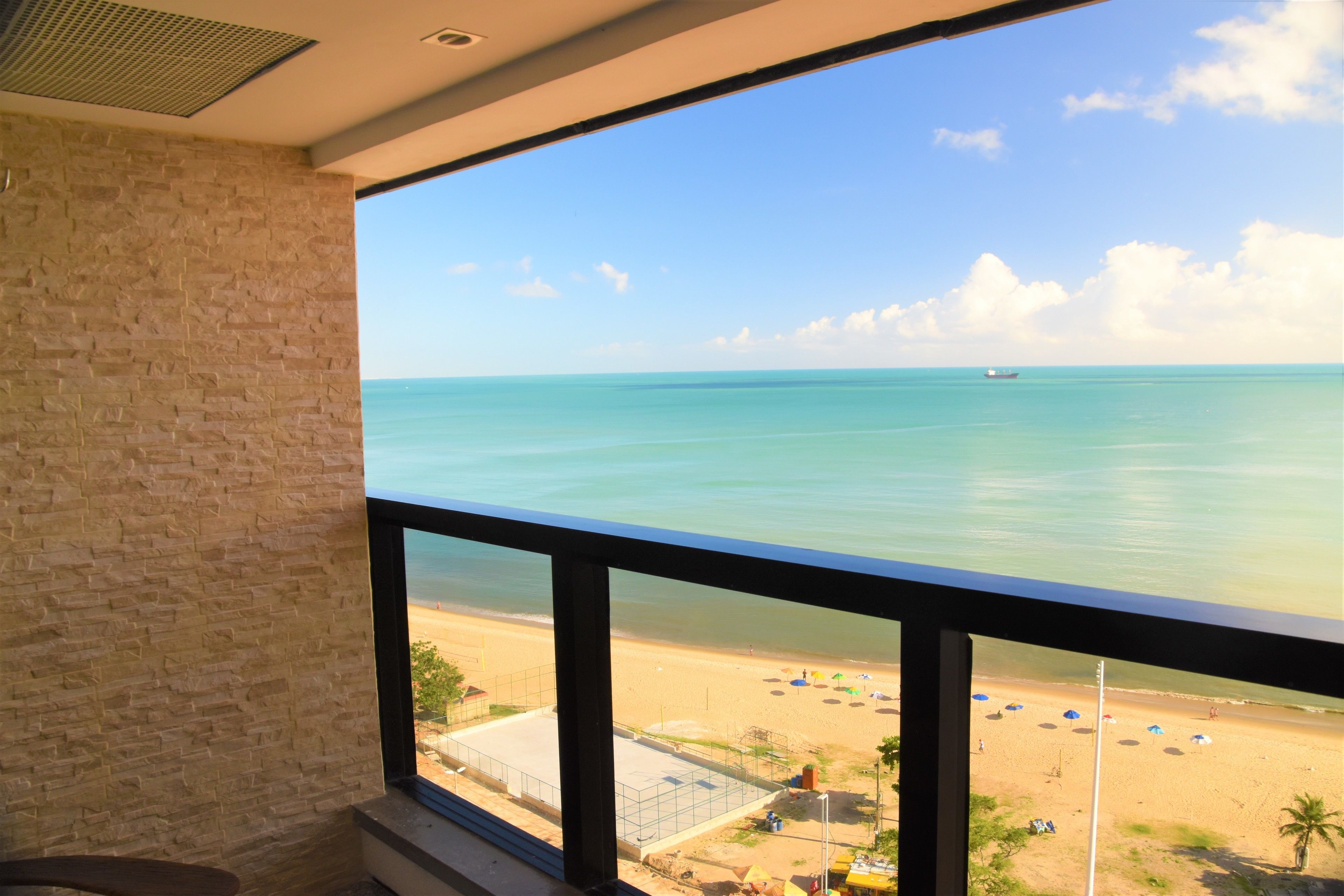 Suíte superior, 1 quarto, terraço, vista para o mar | Terraço/pátio