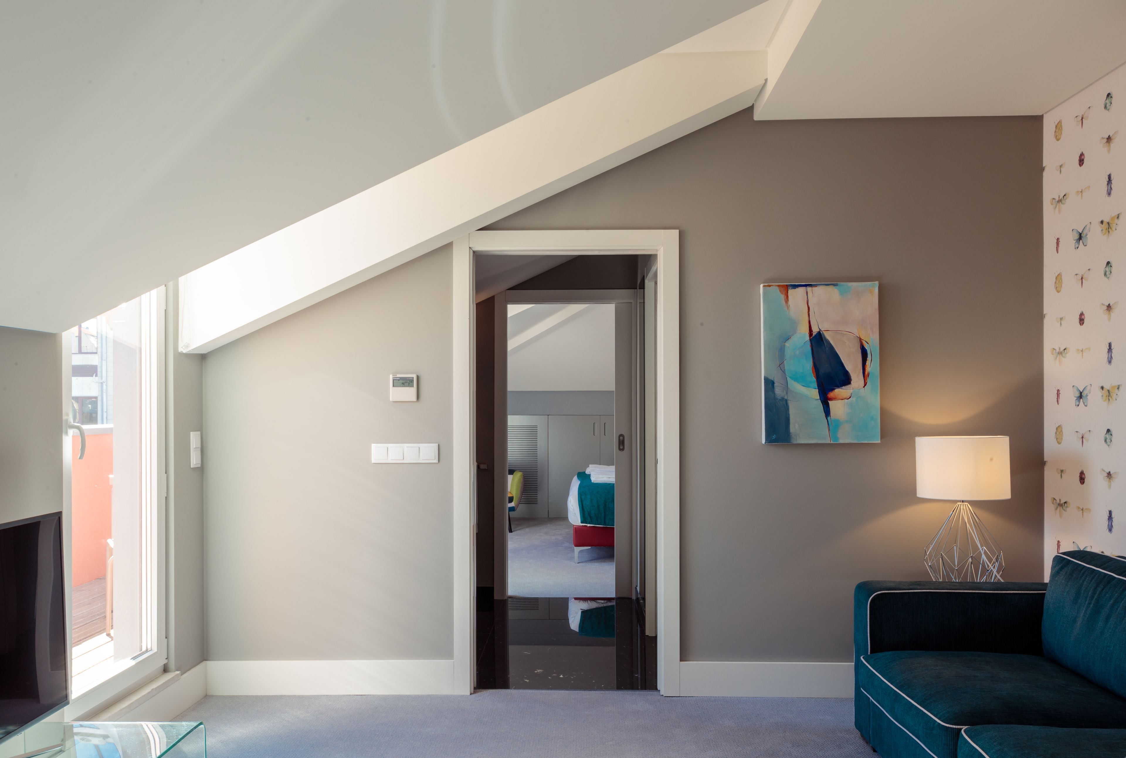 gallery suite, terrace | minibar, in-room safe, individually decorated, individually furnished