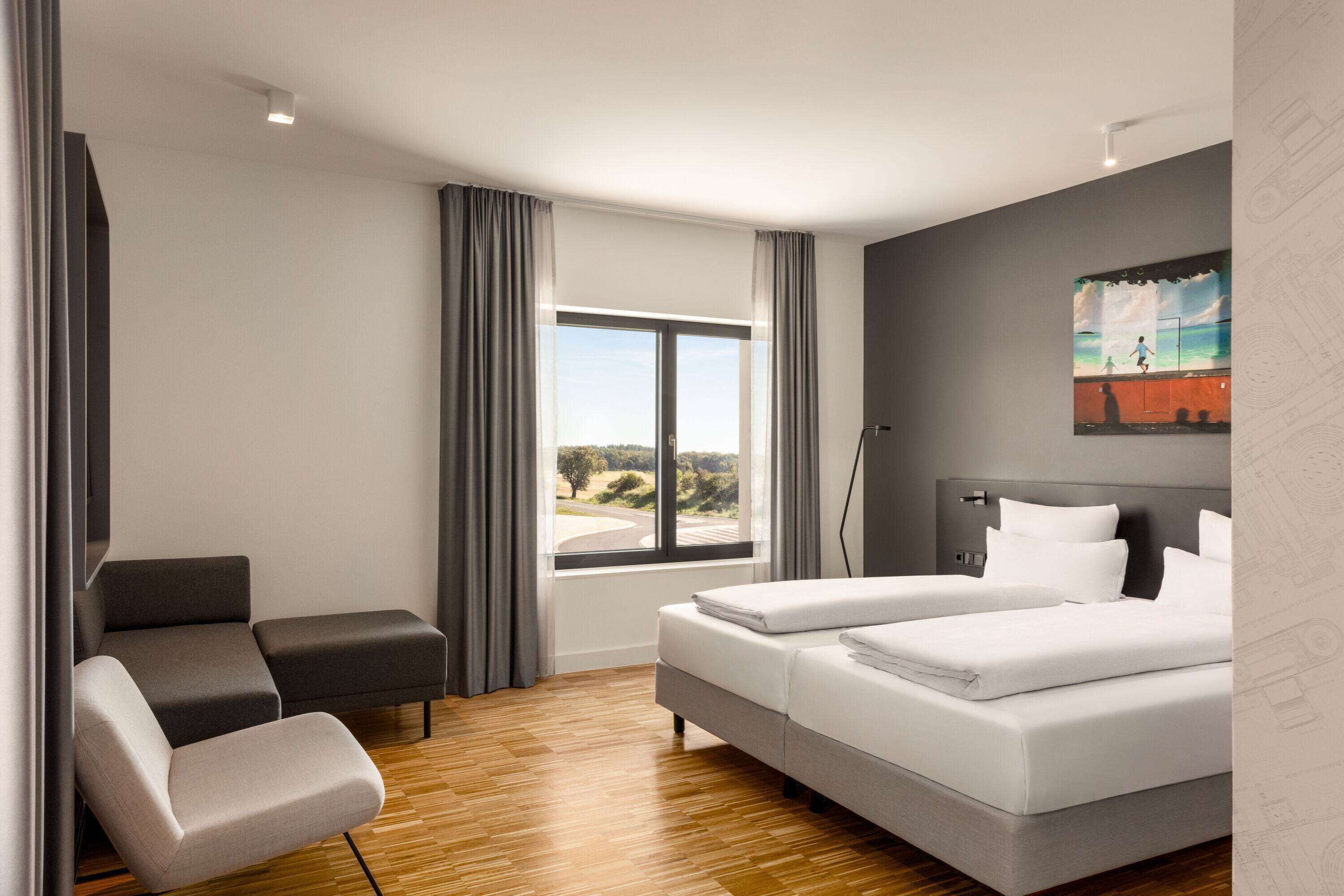 executive room, 2 single beds | premium bedding, memory-foam beds, in-room safe, desk