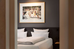 Premium bedding, memory foam beds, in-room safe, desk