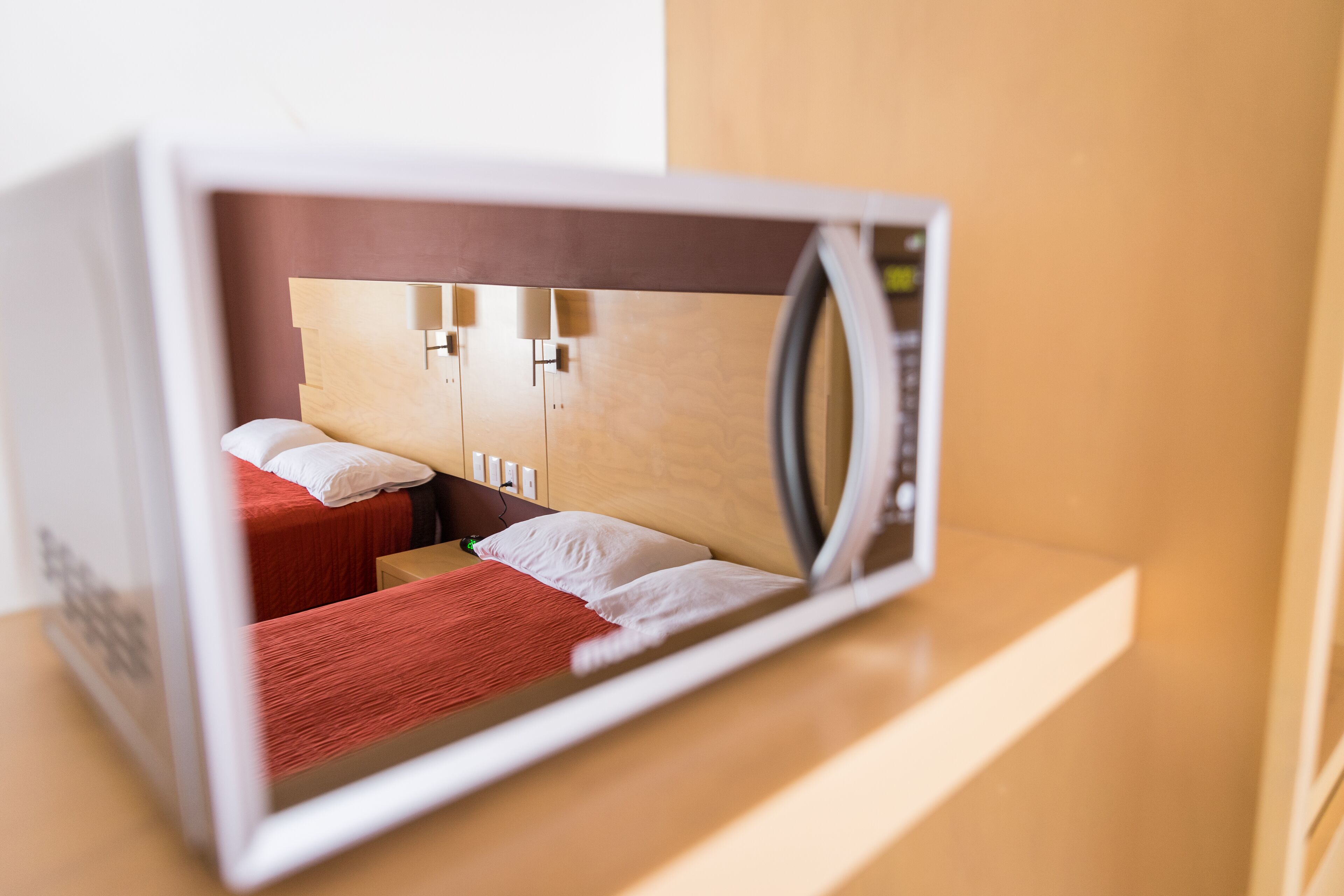 traditional double room, 2 queen beds | hypo-allergenic bedding, desk, iron/ironing board, free wifi