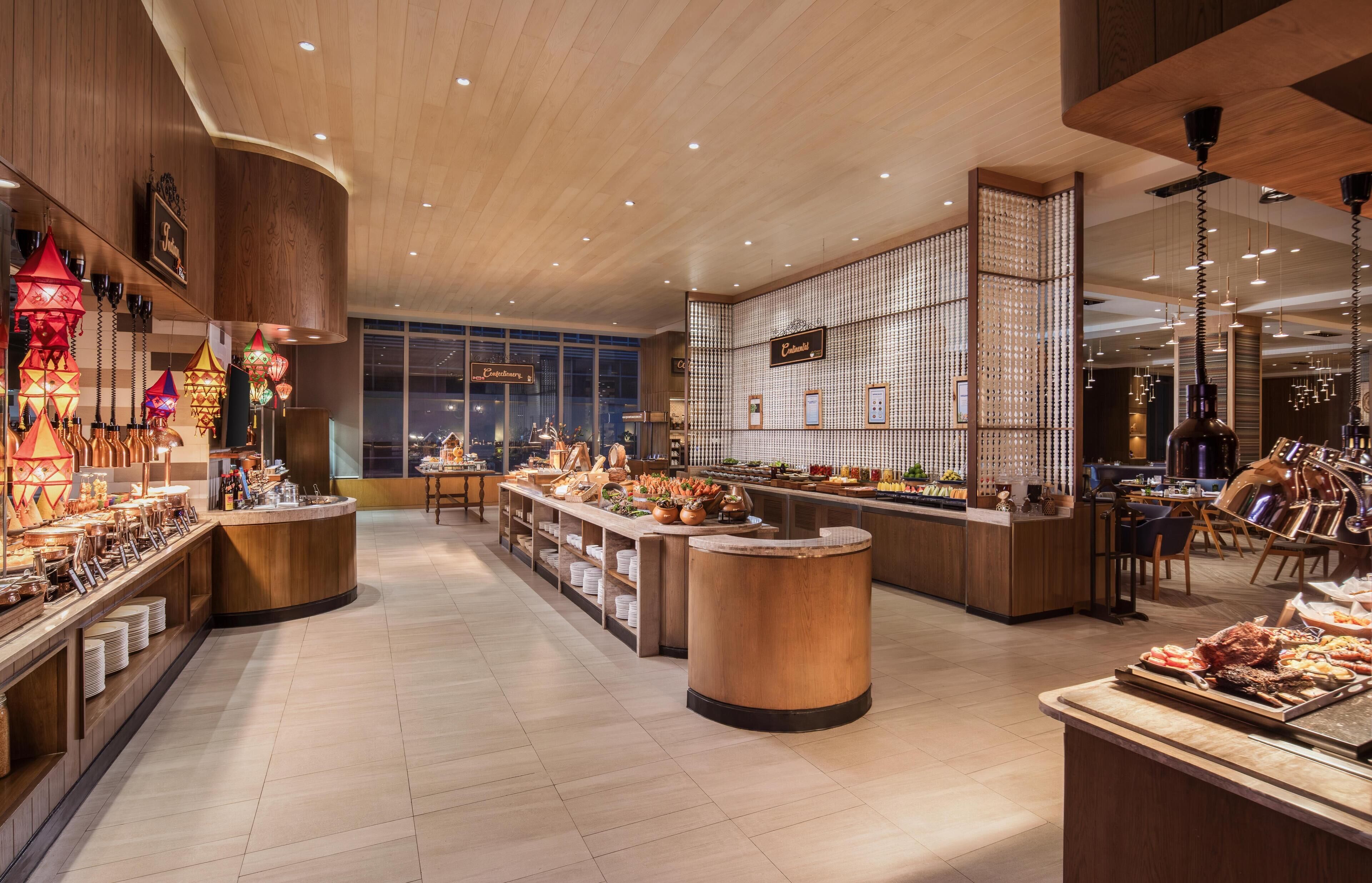 Der serveres morgenmad, frokost og aftensmad