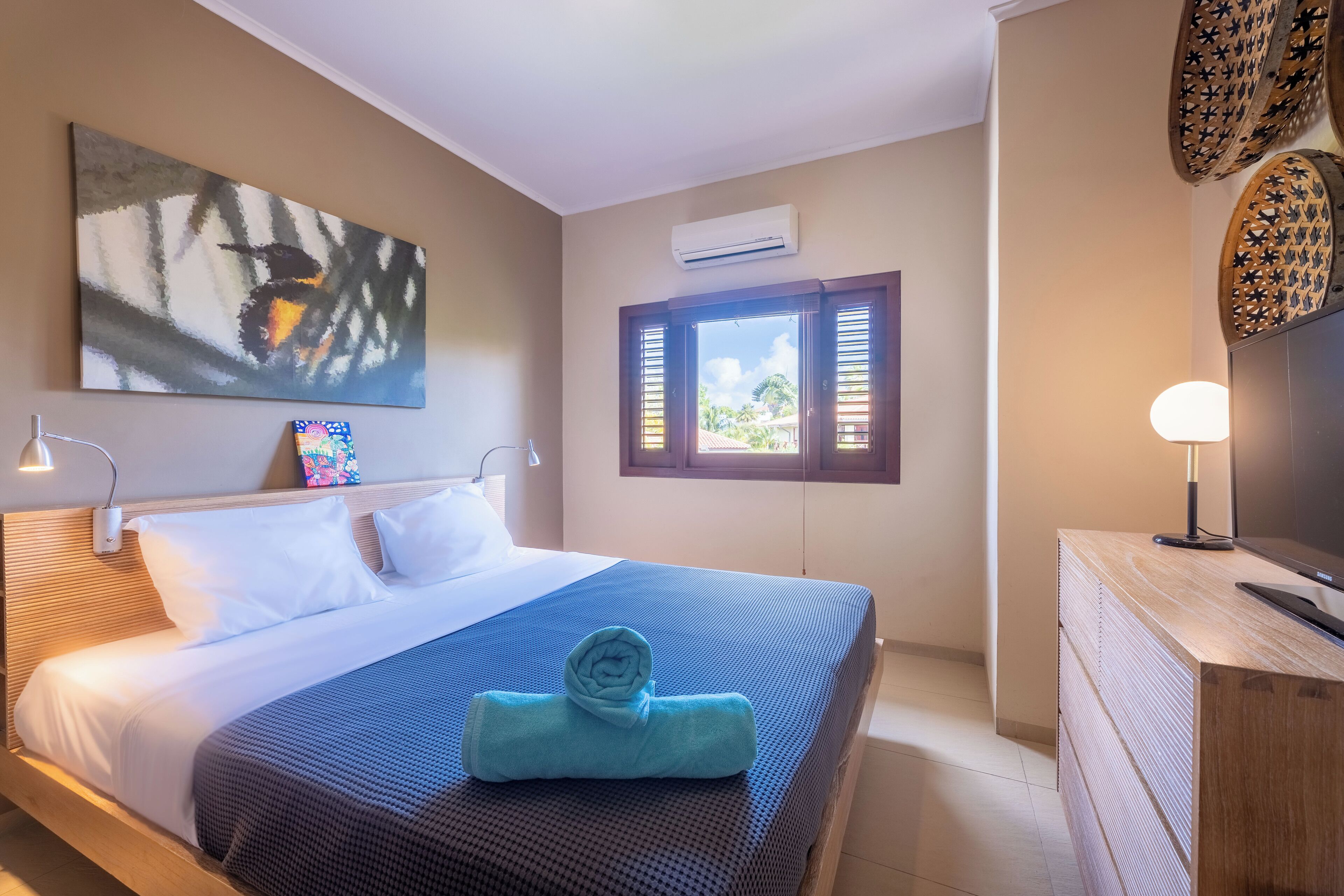 Căn hộ Deluxe, ban công, quang cảnh vịnh (2 Bedrooms) | 1 phòng ngủ, két bảo mật tại phòng, trang trí khác biệt 