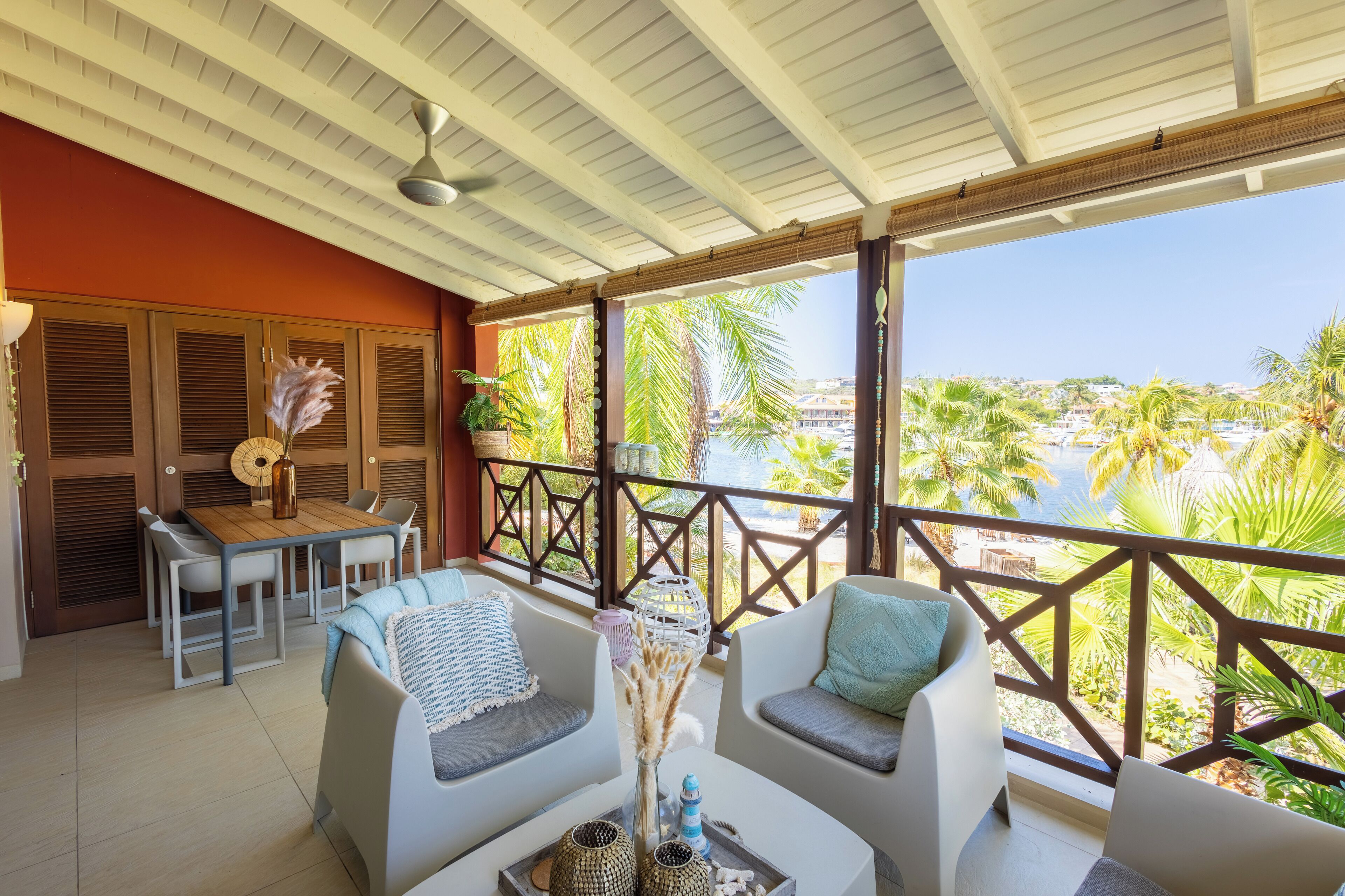 Appartement Deluxe, balcon, vue baie (2 Bedrooms) | Terrasse/Patio