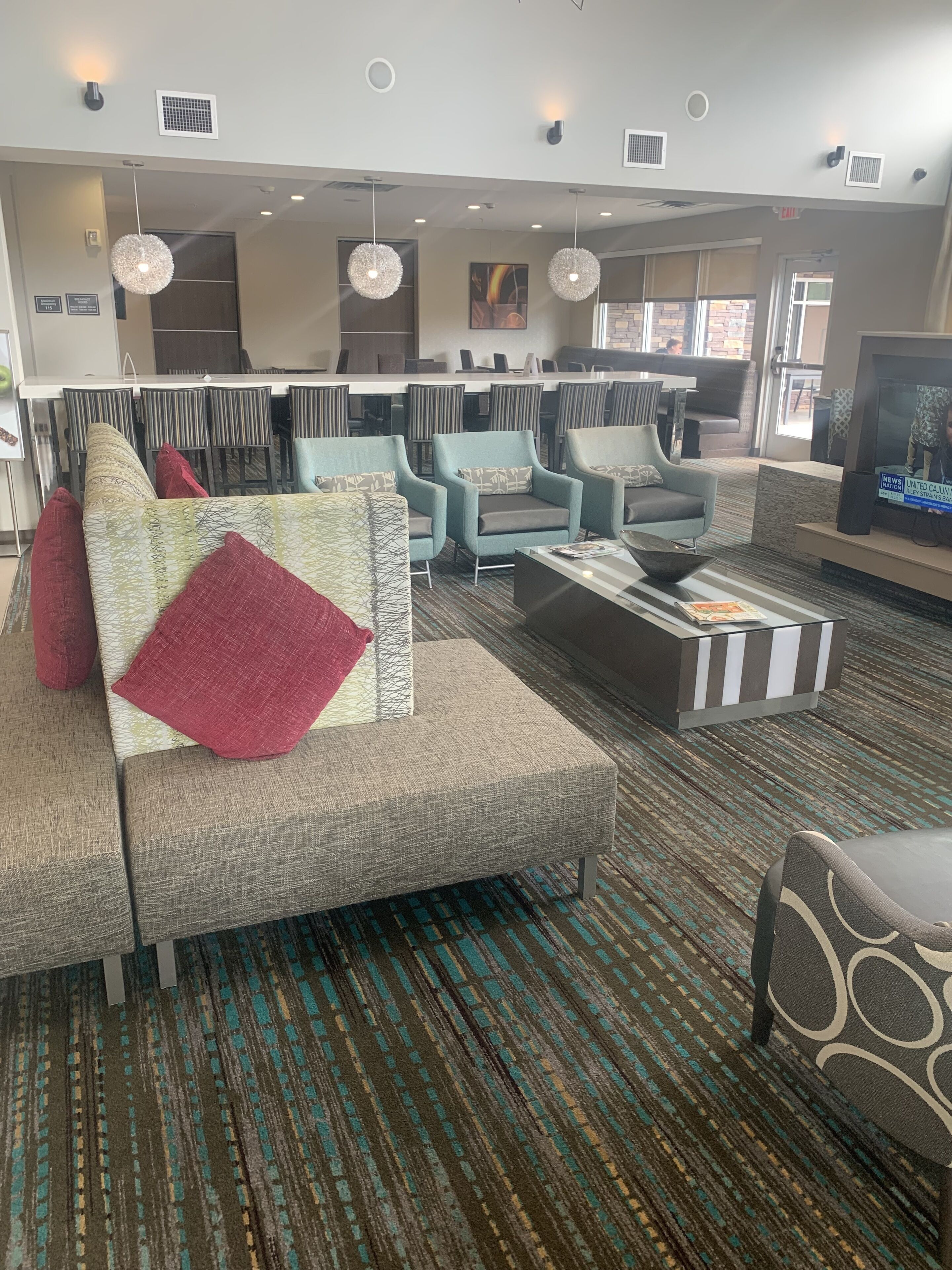 Lobby sitting area
