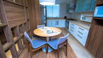 Quarto lua de mel | Cozinha privada