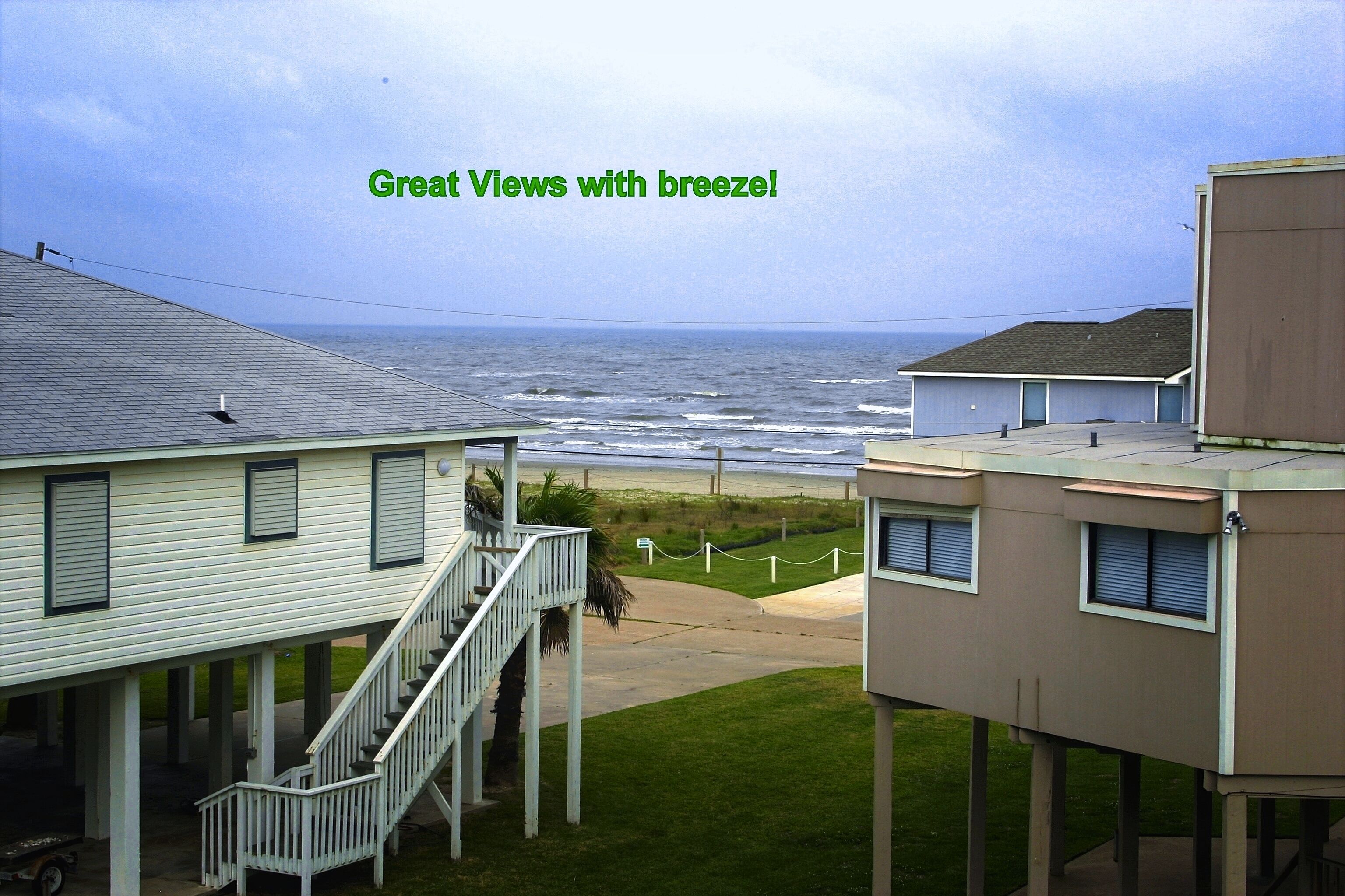 Ocean view!🏝️  Beach 2 min walk; SMART TV; Grill; WIFI; 3 full baths
