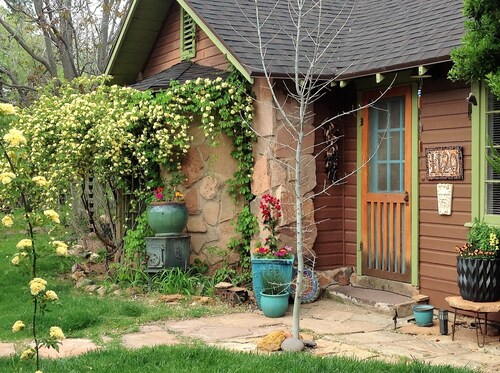 The historic Rose Cottage in Springdale, Utah