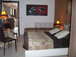 1 bedroom, iron/ironing board, travel crib, WiFi