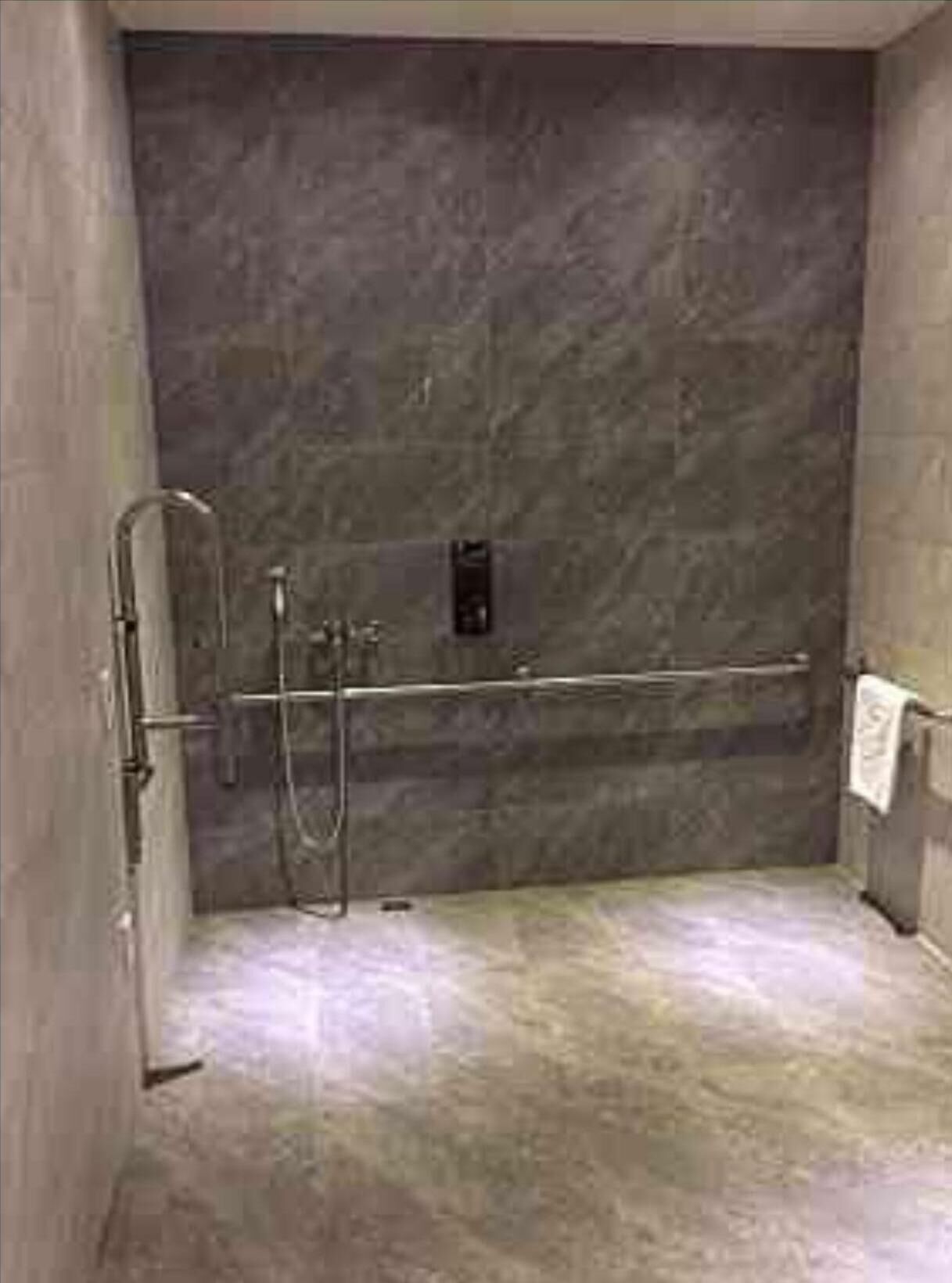 shower, free toiletries, hair dryer, slippers