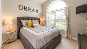 5 bedrooms, in-room safe, iron/ironing board, travel cot