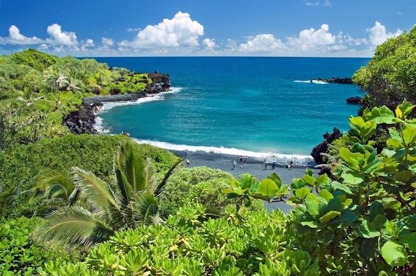 Liegestühle, Strandtücher