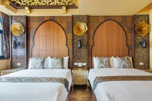 Grand Quadruple Room | Individually decorated, blackout drapes, free WiFi, bed sheets - J.T World FunTrip B&B (Hualien City)