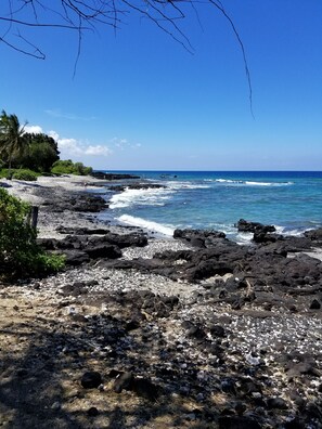 Sun-loungers, beach towels