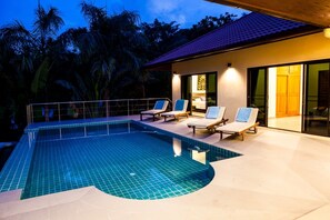 3 Bedroomed Villa Zanzibar - walk to beach | Terrace/patio - 3 Bedroom Seaview Villa Zanzibar SDV342-By Samui Dream Villas (Koh Samui)
