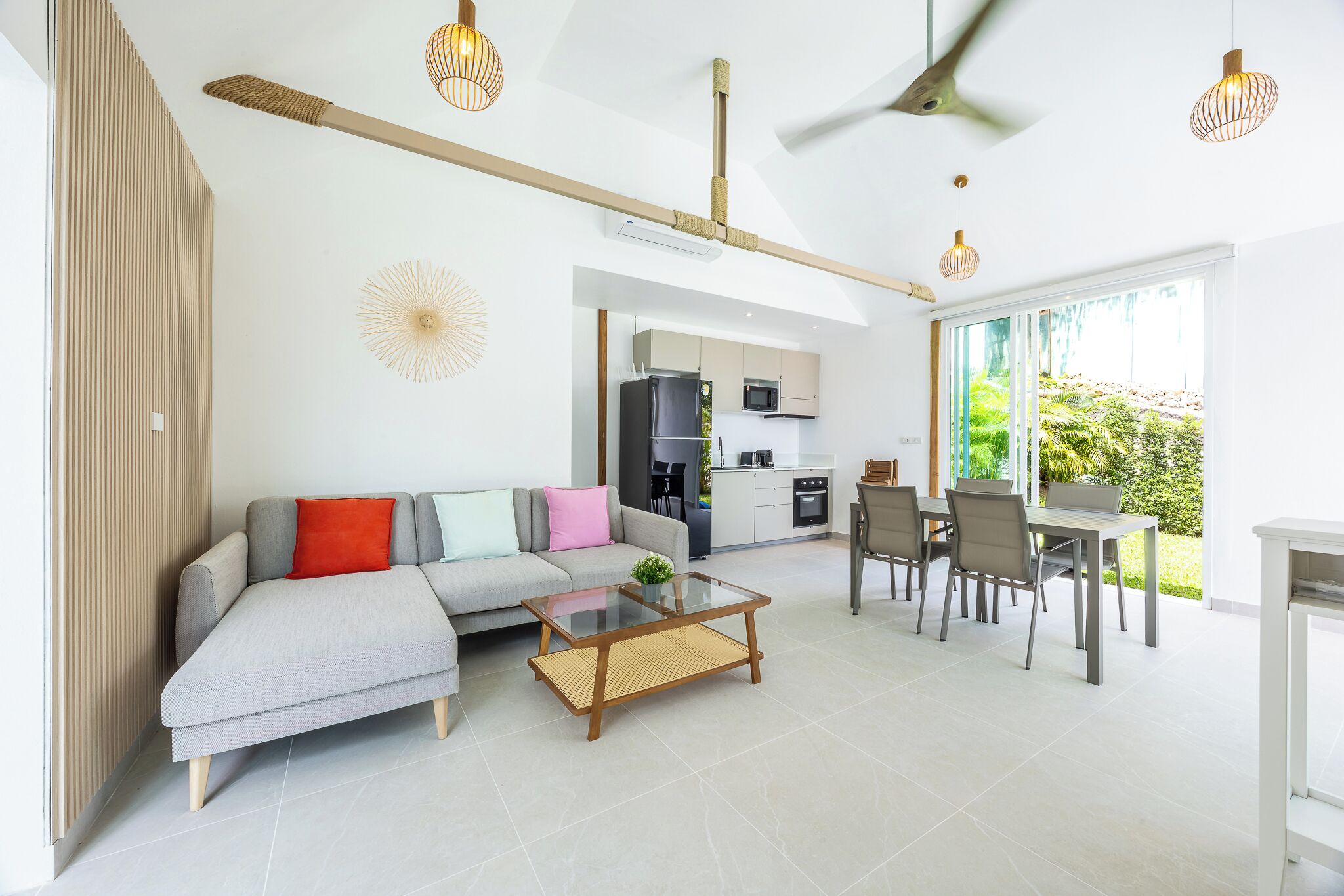 Two Bedrooms Villa Lodges - C2 | Living area | 1-inch flat-screen TV with cable channels, LCD TV