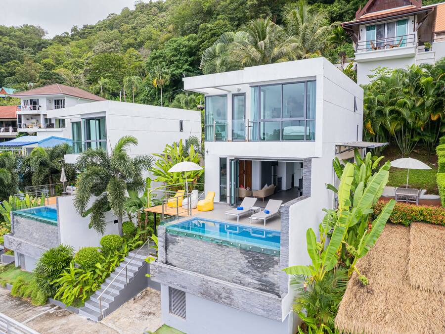 3 Bedrooms Villa 12/20 | 1 slaapkamer, een kluis op de kamer, individueel gedecoreerd