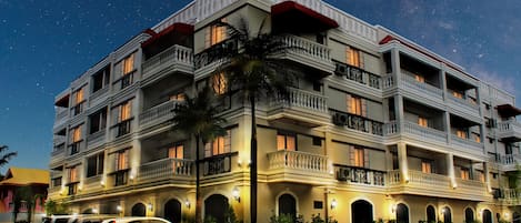 Front of property – evening/night