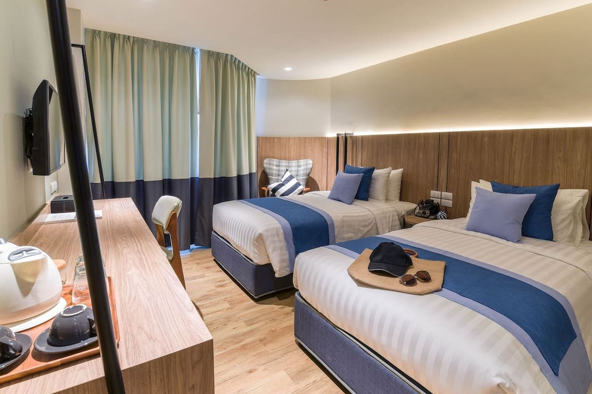 1 slaapkamer, hypoallergeen beddengoed, een minibar