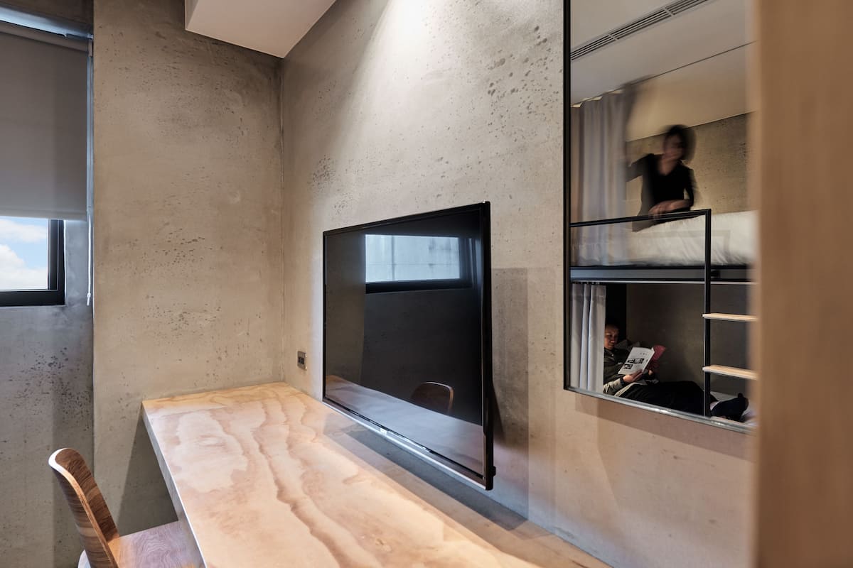City-Vierbettzimmer, Mehrere Betten, Gemeinschaftsbad