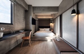 Chambre double, 1 très grand lit | Vue de la chambre