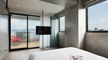 Deluxe-Doppelzimmer, 1 Doppelbett, Terrasse, Flussblick | Ausblick vom Zimmer