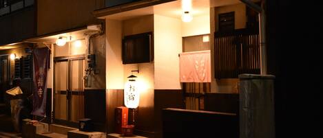 Front of property - evening/night