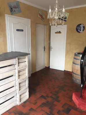 Interior entrance